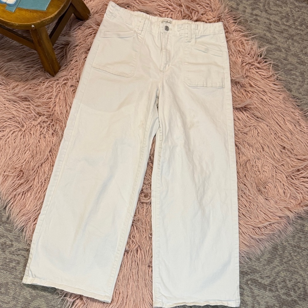 Wonderly Cream Wide Leg Pants